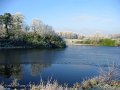 21. Rossmore in winter - Ice on the castle lake.